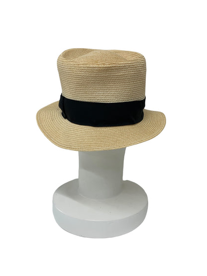 フォクシーブティック ストローハット ベージュ リボン ITB3ZGK4I0N4