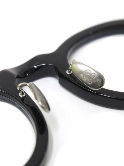 イエローズプラス CARL  C1 メガネ ブラック セルフレーム フルリム ボストン IT8Q98XYABIS