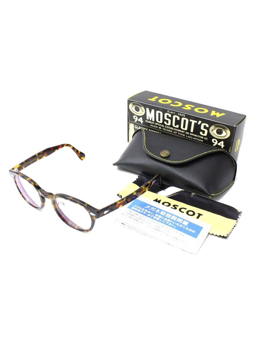 モスコット LEMTOSH 49 TORTOISE メガネ ブラウン セルフレーム フルリム ウエリントンシェイプ ITJ0MYBXUWCG