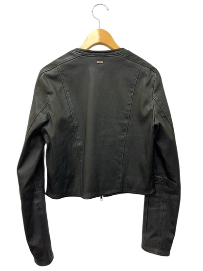ヒューゴボス BOSS Jacke Sajosa 10236956 レザージャケット 36 ブラック シングルライダース ITLI9MN89Y1W