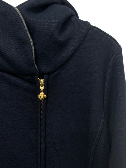 エムズグレイシー 914519 アウター 38 ネイビー フード 花 ITEBDK5RO8AS