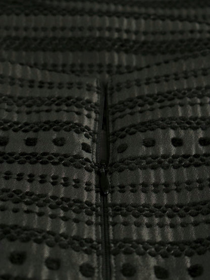 トッカ OPTOGA0220 ワンピース 0 ブラック 刺繍 リボン ITMZKNHCTS1S