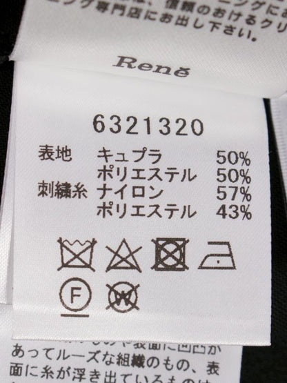 ルネ 6321320 ブラウス 38 ブラック シースルー IT36KF99809A