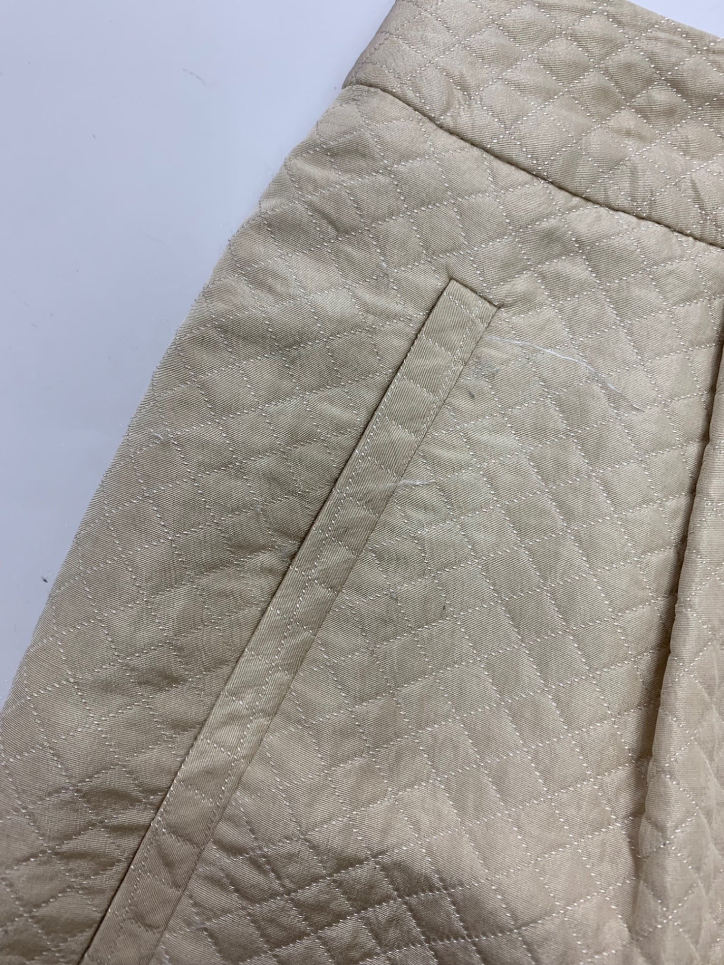 フォクシーブティック 18310 セットアップ 42 ベージュ ベスト スカート セーブルファー付 ITHHPM6IXYHO