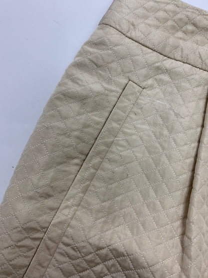 フォクシーブティック 18310 セットアップ 42 ベージュ ベスト スカート セーブルファー付 ITHHPM6IXYHO