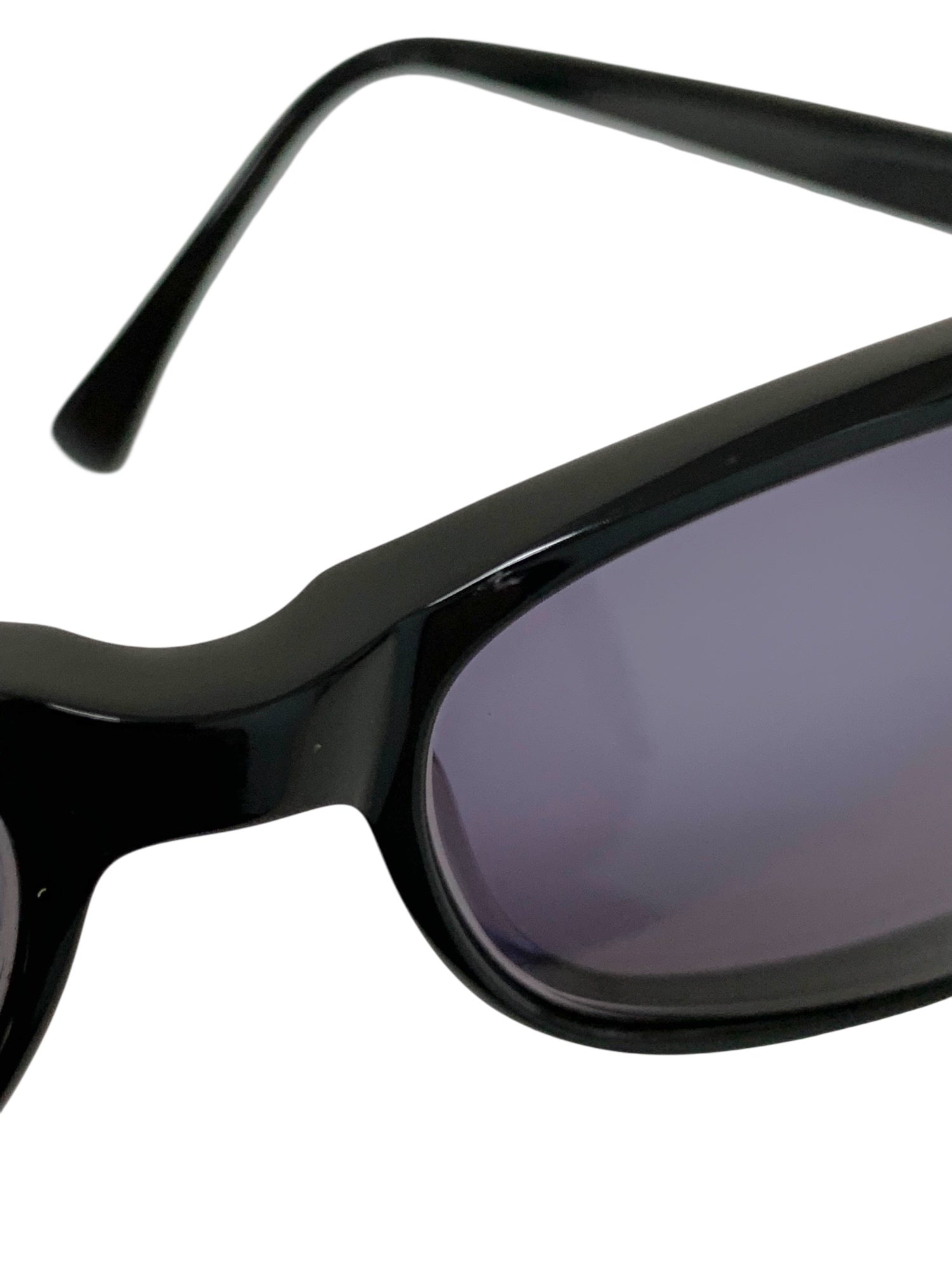 【美中古品】白山眼鏡店 ブラック セルフレーム サングラス メガネ 白山眼鏡店 CALM サングラス ブラック セルフレーム フルリム スクエア