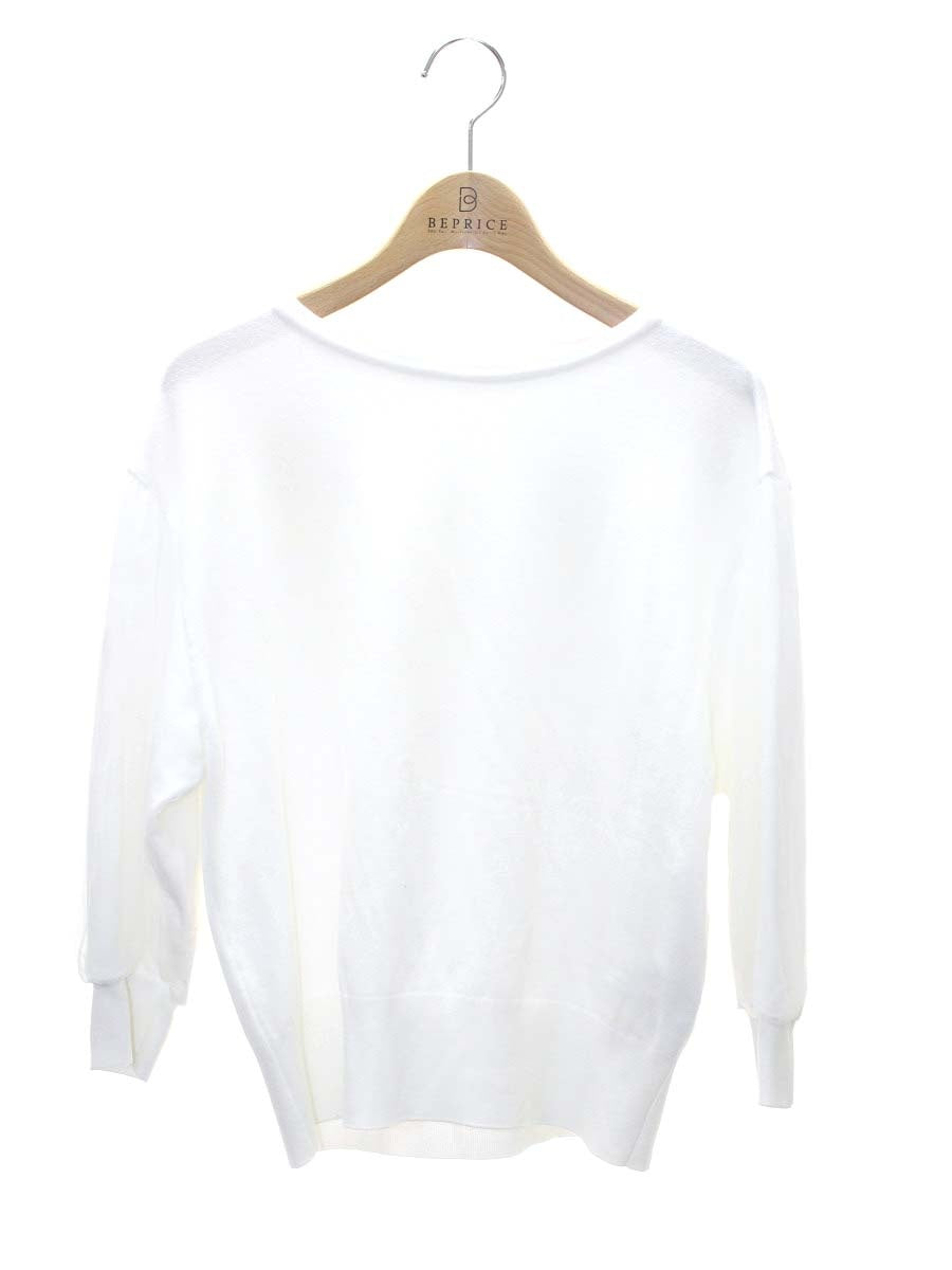 フォクシーブティック Knit Tops Balloon 41847 ニット セーター 38 ホワイト IT60HM7MQPYK