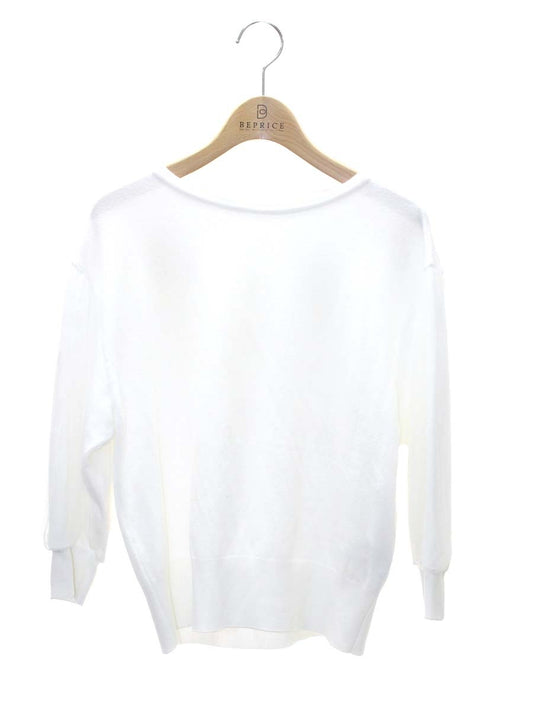 フォクシーブティック Knit Tops Balloon 41847 ニット セーター 38 ホワイト IT60HM7MQPYK
