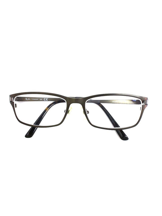 レイバン RB8727D メガネ ブラッシュチタニュウム メタルフレーム フルリム スクエア ITP0HR4CD2FG