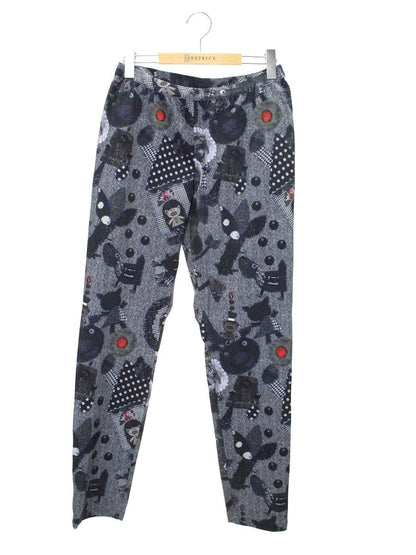 アルベロベロ 318899 パンツ L グレー アニマルモチーフ リバーシブル ストレッチ IT9YLM5YQ402