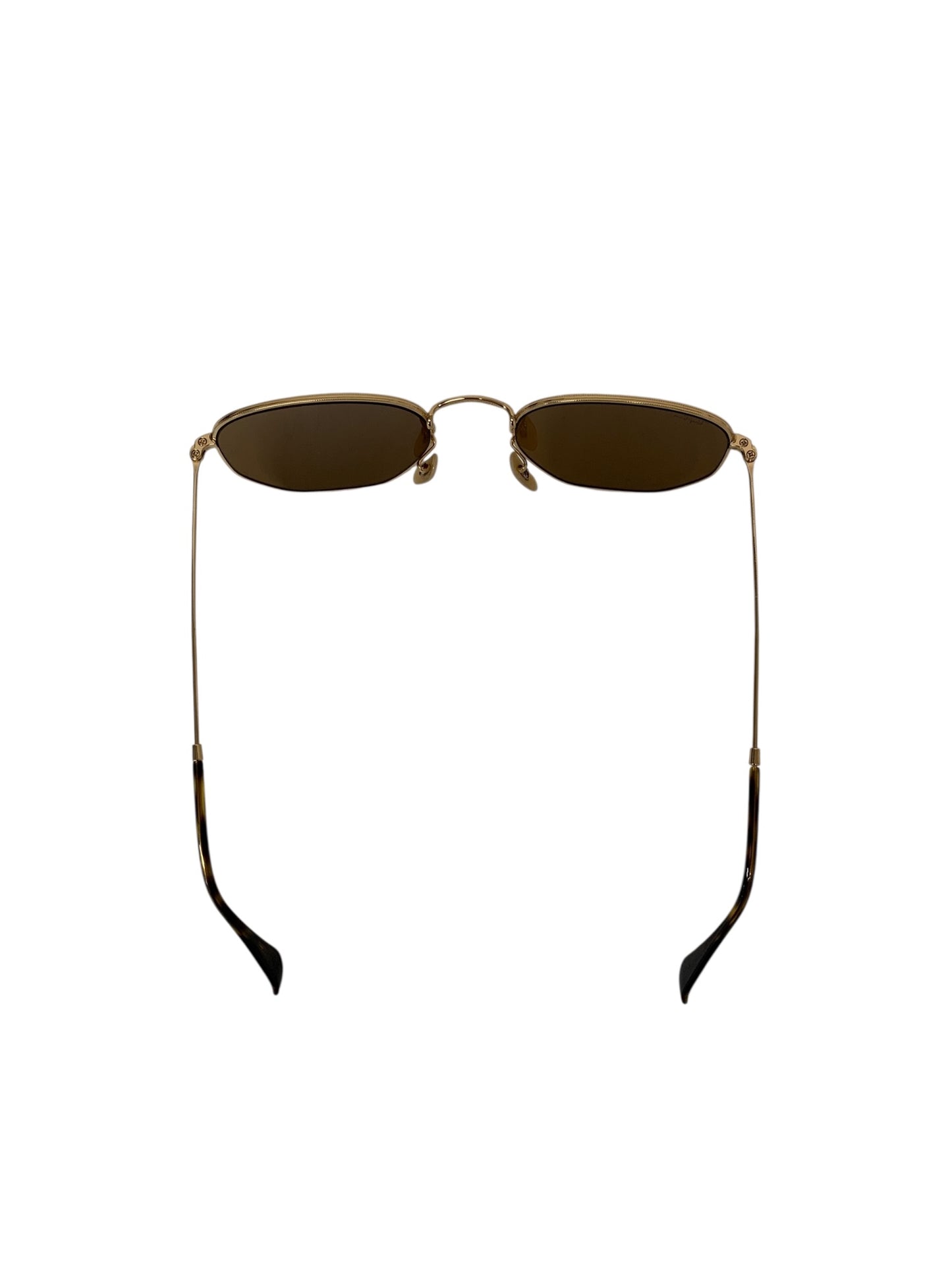 レイバン RB3548 メガネ ゴールド ヘキサゴン 六角シェイプ メタルフレーム ITFCZP8VTZ92