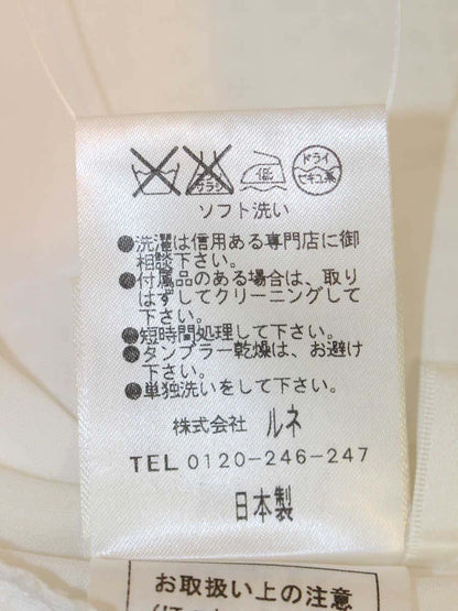 ルネ 6624020 スカート 34 ホワイト 台形 フレア ITYUH97IS7CS
