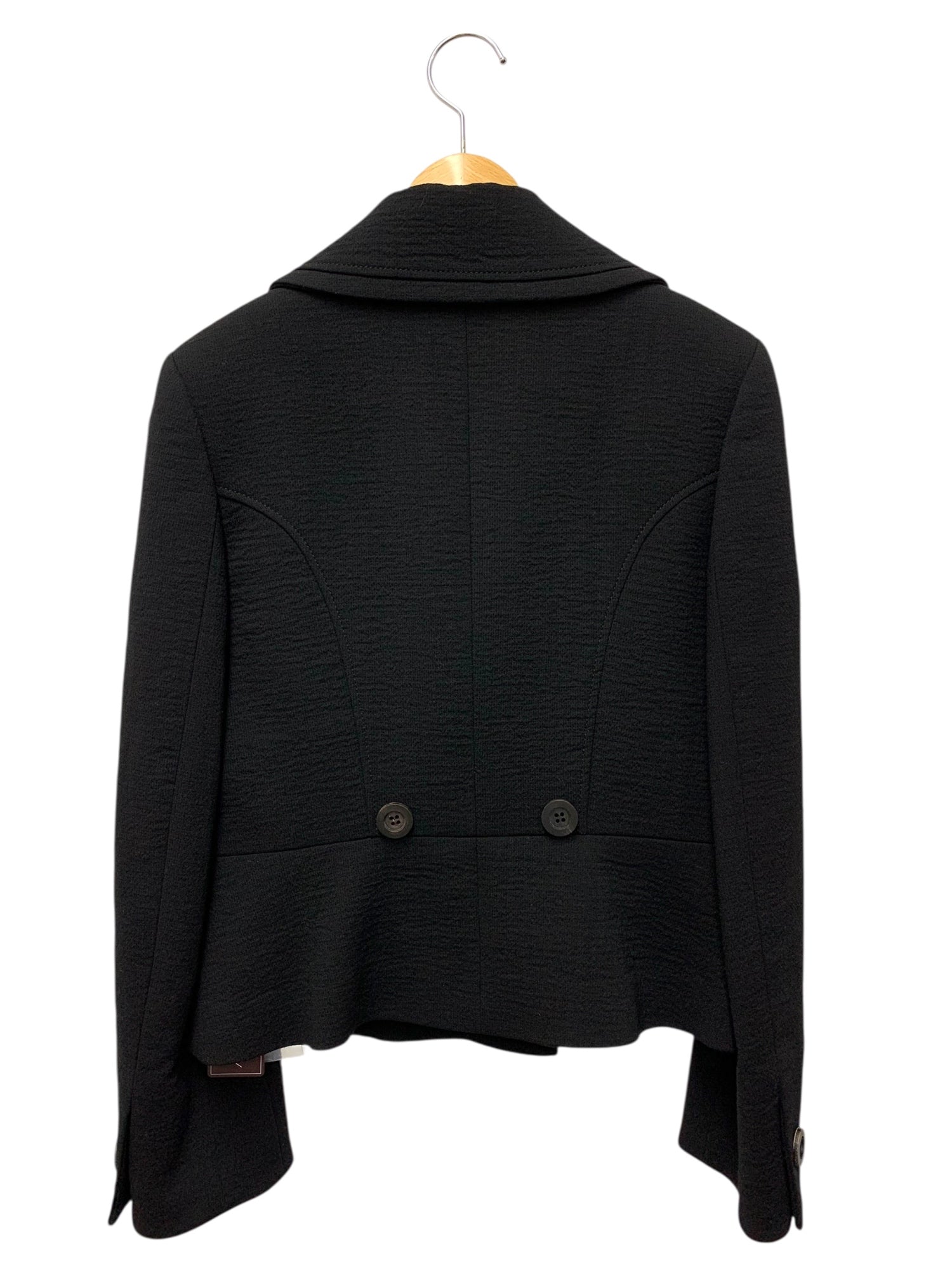 フォクシーブティック 25695 ジャケット 42 ブラック ダブルブレスト