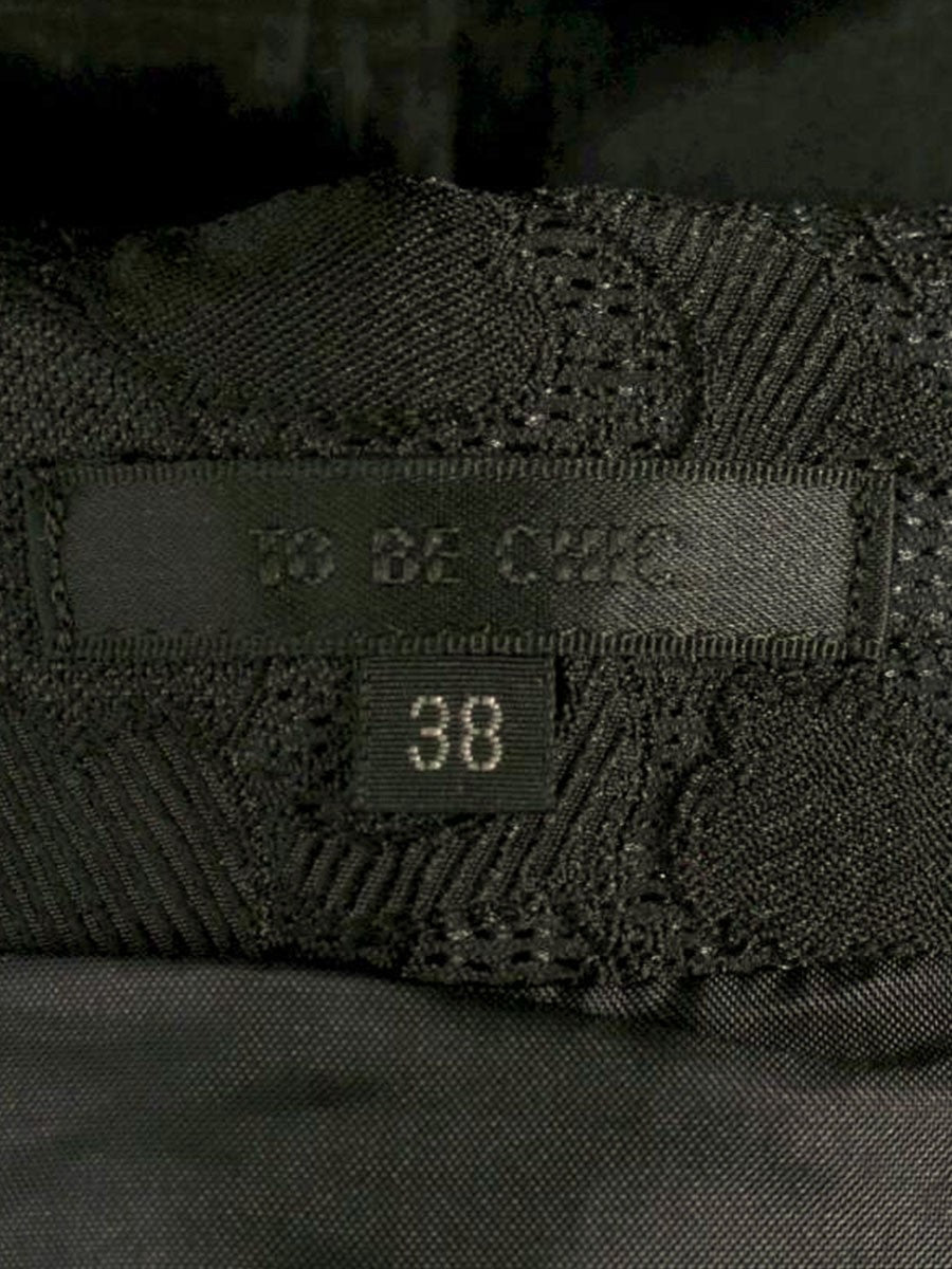 トゥービーシック W5S01-211-09 スカート 38 ブラック レース フラワーモチーフ フレアー ITP88TLV1B2S 【SALE】