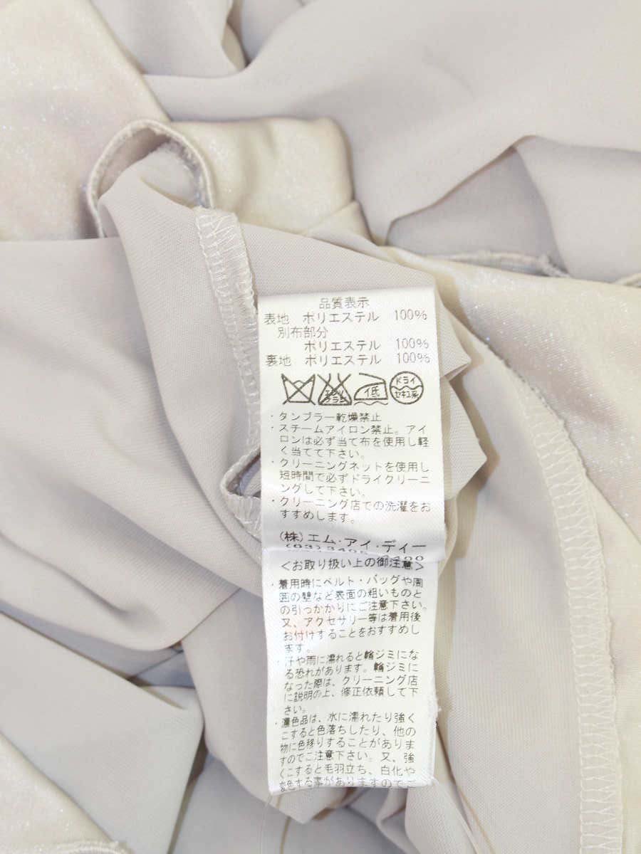 エムプルミエ トップス 36 グレー フリル シフォン ITF0ZJXSHIG0