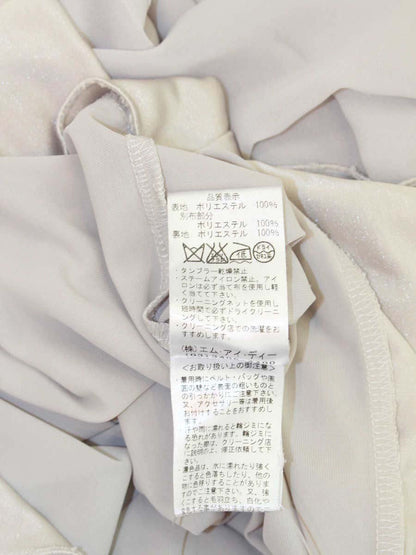エムプルミエ トップス 36 グレー フリル シフォン ITF0ZJXSHIG0