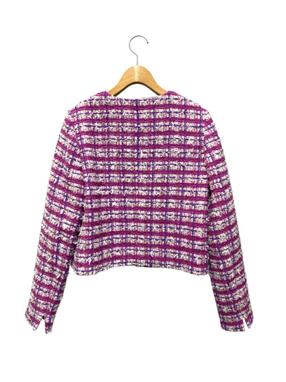 レオナールファッション 0331053 ジャケット 38 パープル ツイード スパンコール 24SS ITYJAP5E19RX 【SALE】