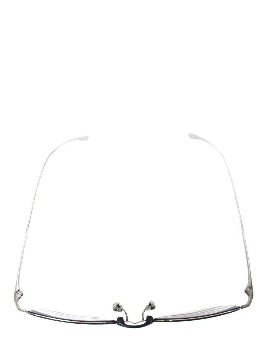 マスナガ BRADBURY メガネ シルバー/ネイビー メタルフレーム スクエア IT864C8I708D