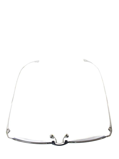 マスナガ BRADBURY メガネ シルバー/ネイビー メタルフレーム スクエア IT864C8I708D