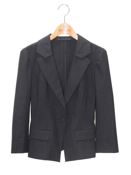 フォクシーニューヨーク  New York Day 26927 ジャケット 38 チャコール ITR52BKVJHOG