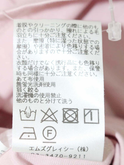 エムズグレイシー 215105 カットソー 38 ピンク リボン パフスリーブ ITJXLSD8WZ9M