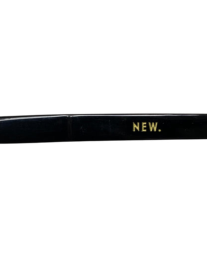 ニュー MILLS サングラス ブラック コンビフレーム フルリム ウェリントン ITYLM64FN7BI