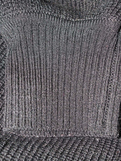 ブルーレーベルクレストブリッジ 55J79-643-09 ワンピース 38 ブラック ニット リボン ITLVS5S2Z54G 【SALE】