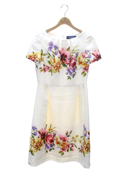 エムズグレイシー Elegant Flower One-piece 911313 ワンピース 40 ホワイト ITVNT9O3YREO