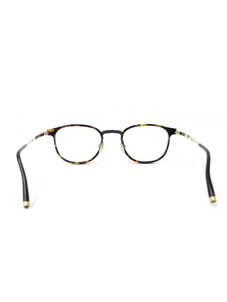 マスナガ AVIOR メガネ ネイビー ゴールド コンビフレーム ボストン べっ甲柄 bykenzo takada IT62HHK0HX6B