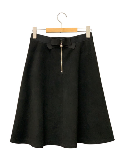 エムズグレイシー Suede Skirt 817562 スカート 38 ブラック ITCRTT1AAHKI