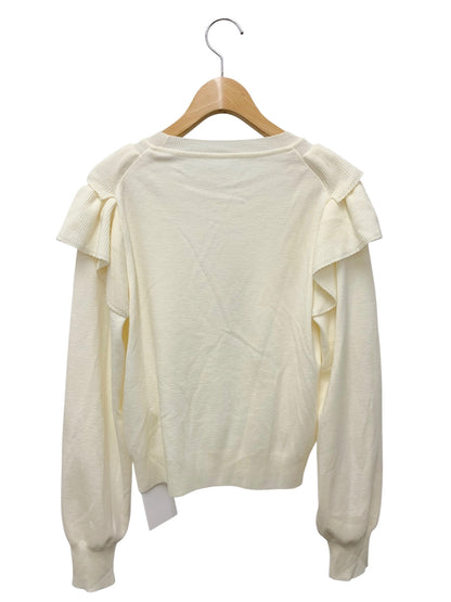 フォクシーブティック Petal ペタル 44991 ニット 40 アイボリー フリル IT101K039H40