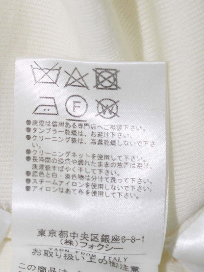 フォクシーブティック Knit Top Deneuve 38993 ニット セーター 38 ホワイト ITH0ELDV332I