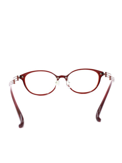 ラインアートシャルマン XL1472 メガネ レッド トリオ コンビフレーム オーバル ITZ1RA0ZAQDC