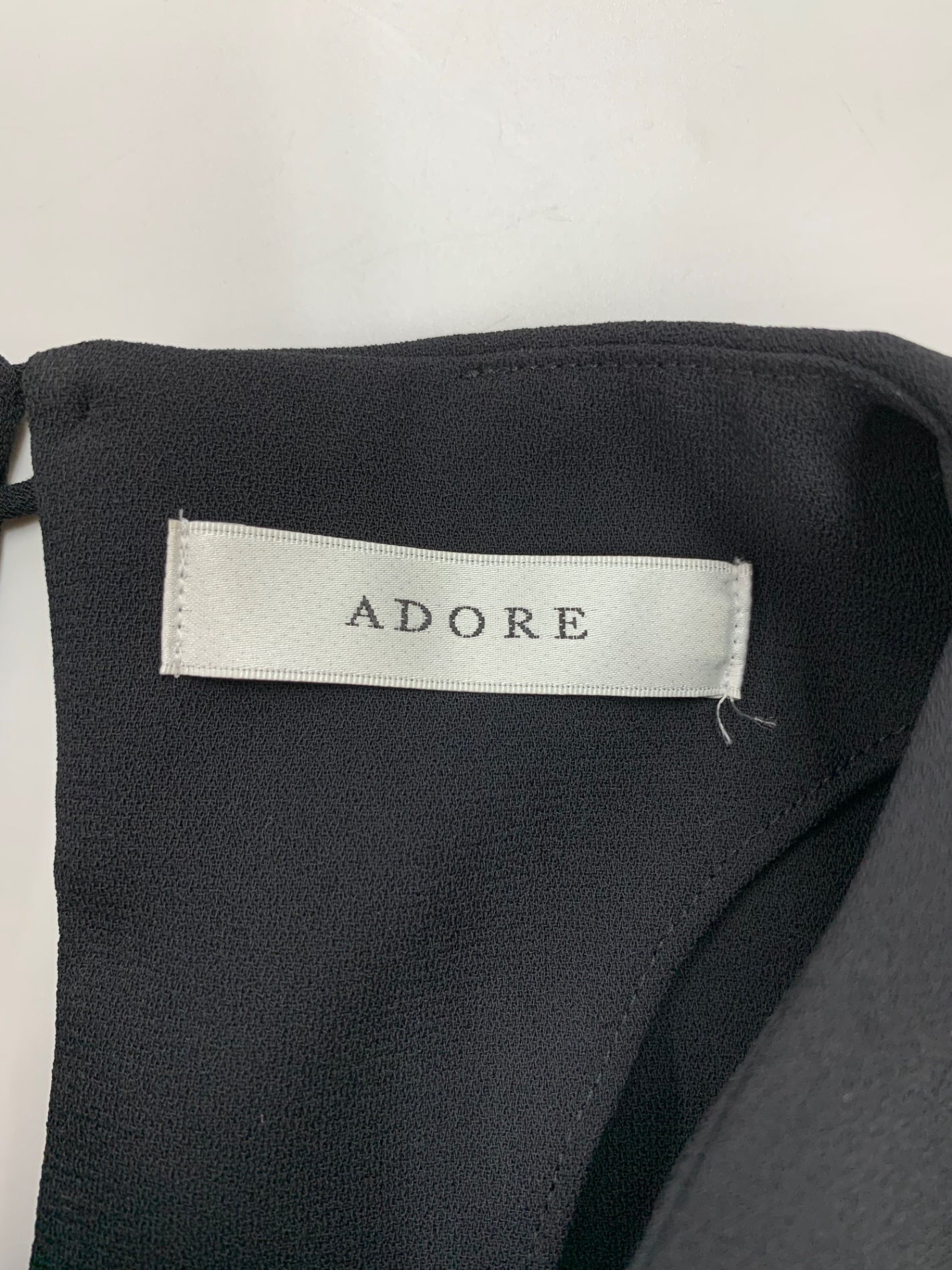 アドーア 531-8110325 ブラウス 38 ブラック アシンメトリー IT9HNSJQOSSO 【SALE】