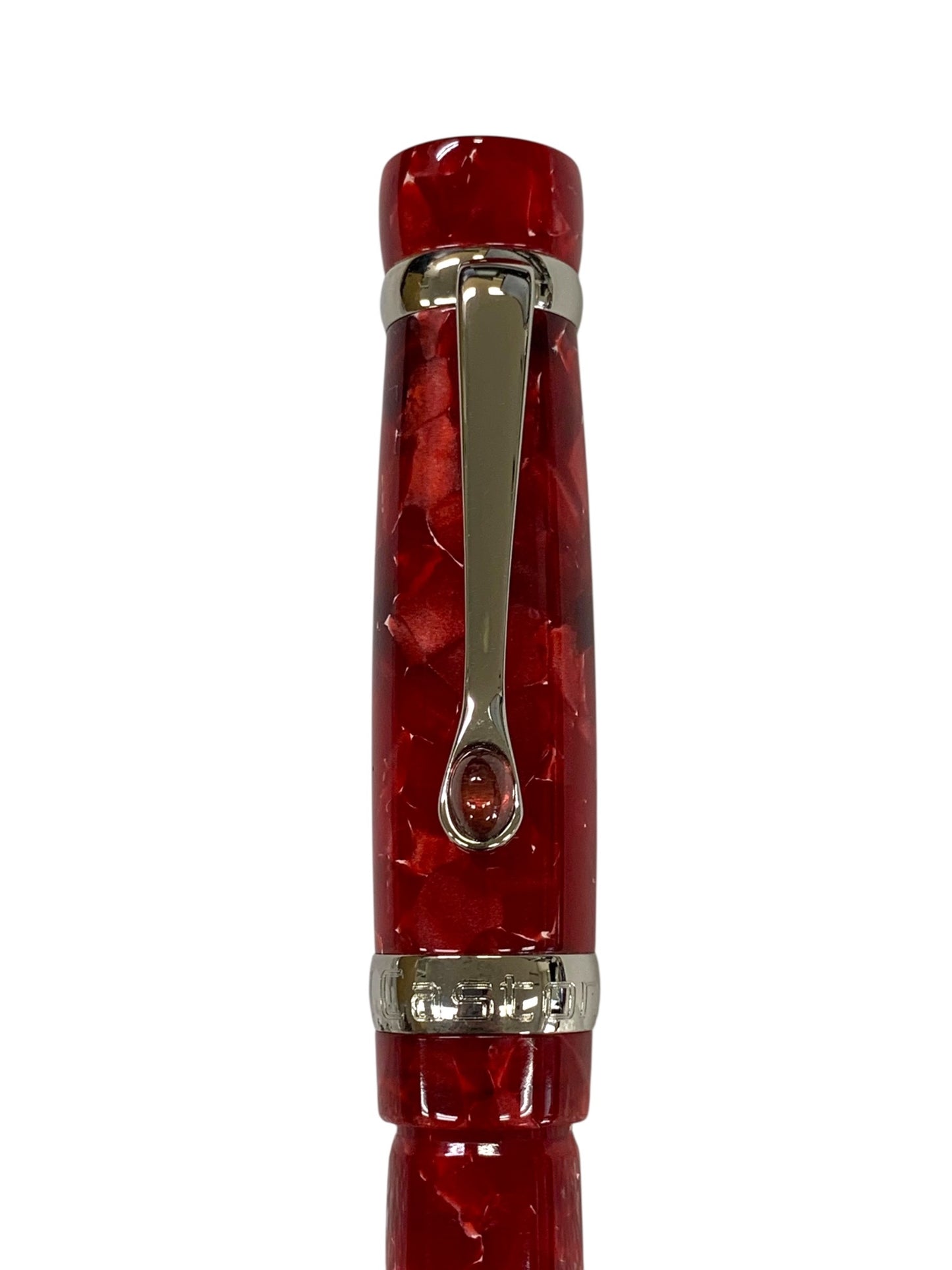 スティピュラ 万年筆 イ・カストーニ ロドリテ レッド M 14K ITY43CXF51G8
