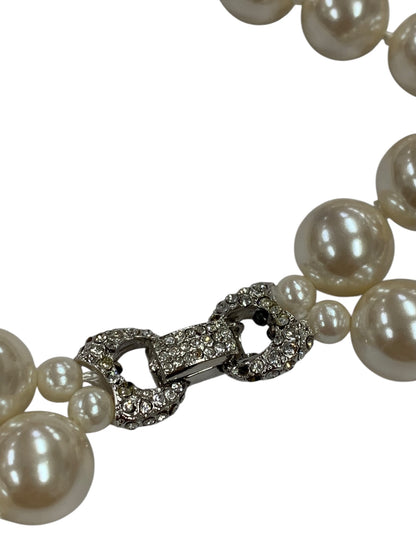 フォクシーブティック 2連パールネックレス アイボリー ITBZGXLRQLZE