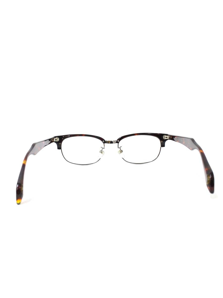 ロエン roen004-C2 メガネ ブラウン コンビフレーム ブロウ べっ甲柄 IT6N9BN1RNBE