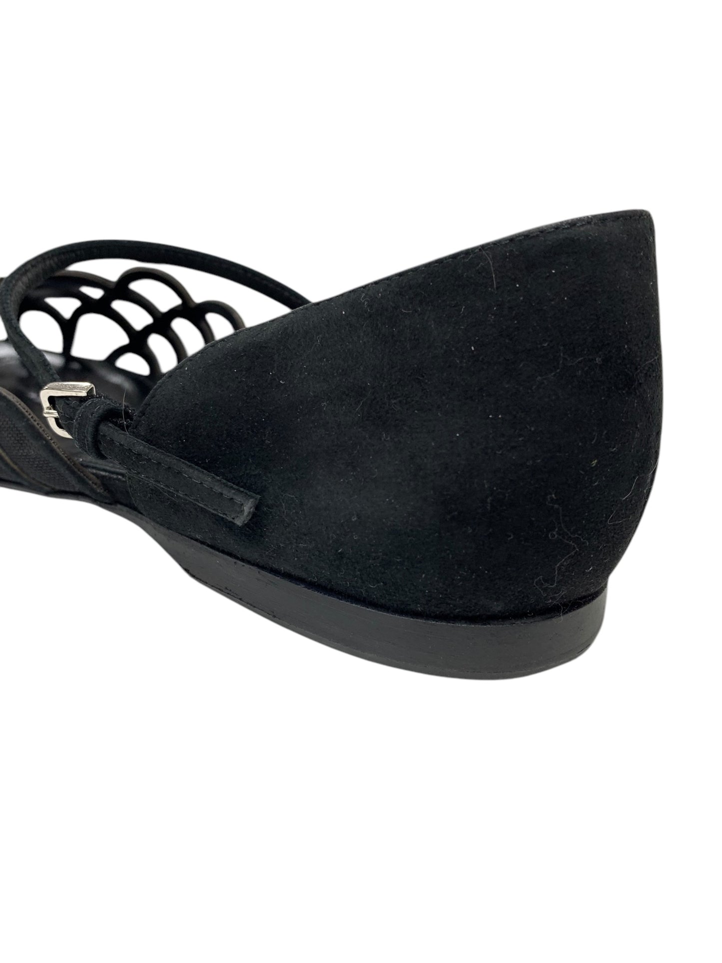 セルジオロッシ SR MERMAID-BALLERINAS B09720MAFM46170.1000 バレエフラットシューズ 36 1/2 ブラック ITO4L35GY934 【SALE】