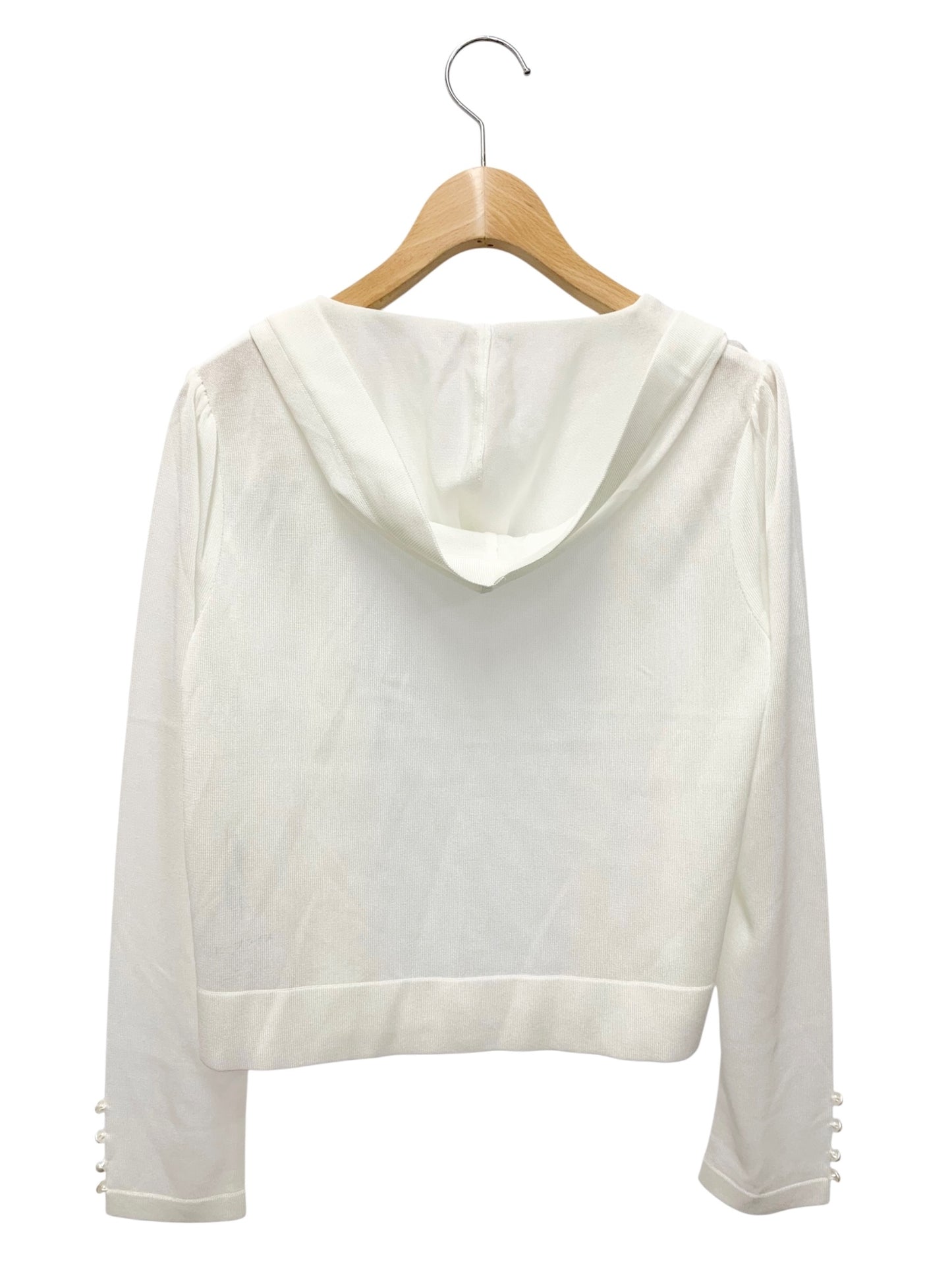 ルネ 6132150 トップス 36 ホワイト パール ロゴプレート ITS1NFX7K8AW