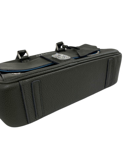 エーディーエムジェイ アールデコボストン ハンドバッグ カーキグリーン ショルダー 2way レザー モーツァルト スワロフスキー IT1VI8M7SM8G