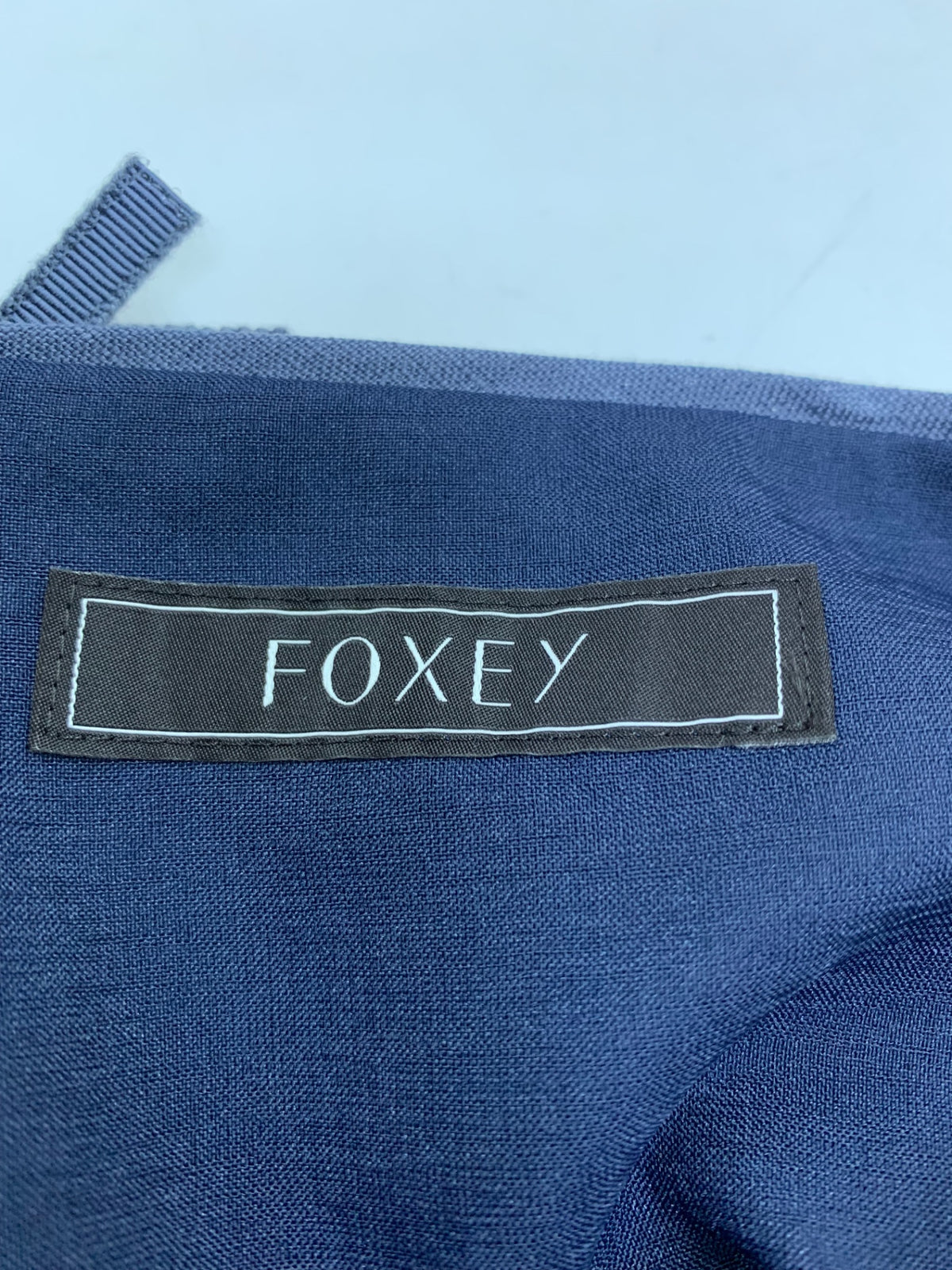 フォクシーブティック Dress Linen Sky 45805 ワンピース 42 ネイビー IT8VO26Y5U42