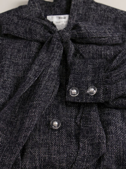 ルネ 6016467 ワンピース 36 ネイビー ボウタイ ITE4T9C24ZPW