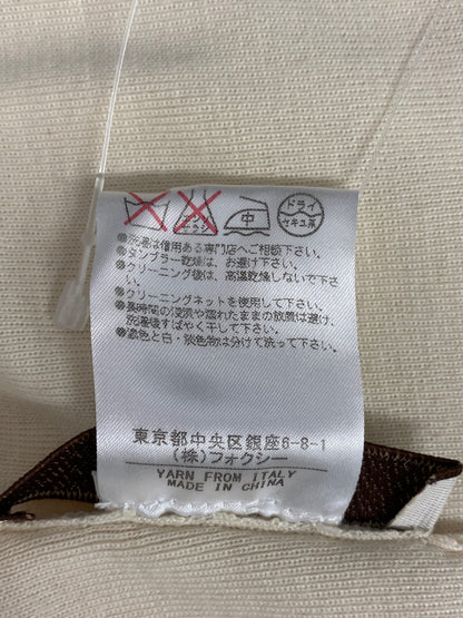 フォクシーブティック カーディガン アッパースタンダードスーパーグレースウール 34838 38 アイボリー ITADPE3A3OPO