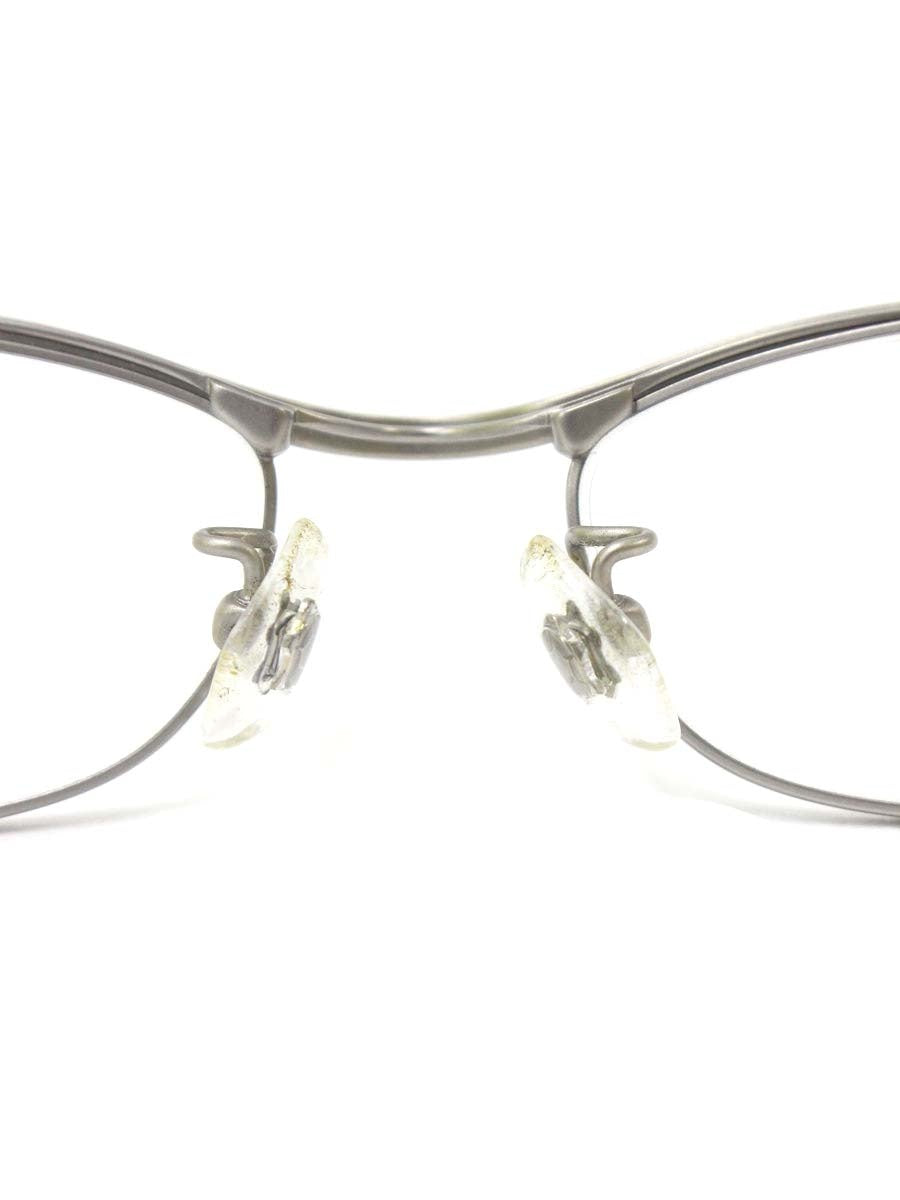 フォーナインズ S121-T 眼鏡 シルバー/ブラック オーバル ITZE89JJP5DW