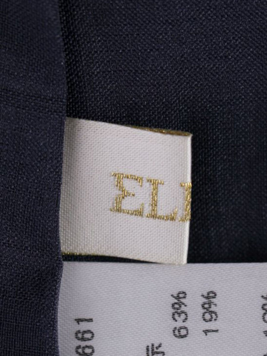 エリザ 28108661 ワンピース 1 ネイビー ラメ シルク IT3WXHATV4JM