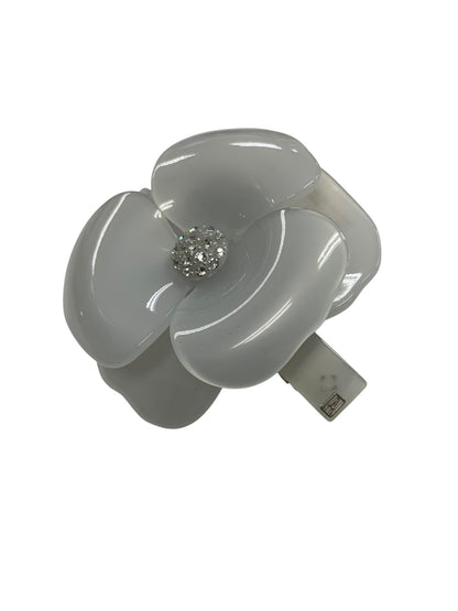 アレクサンドルドゥパリ バレッタ グレー フラワー ラインストーン ITCIGZBCWCLC