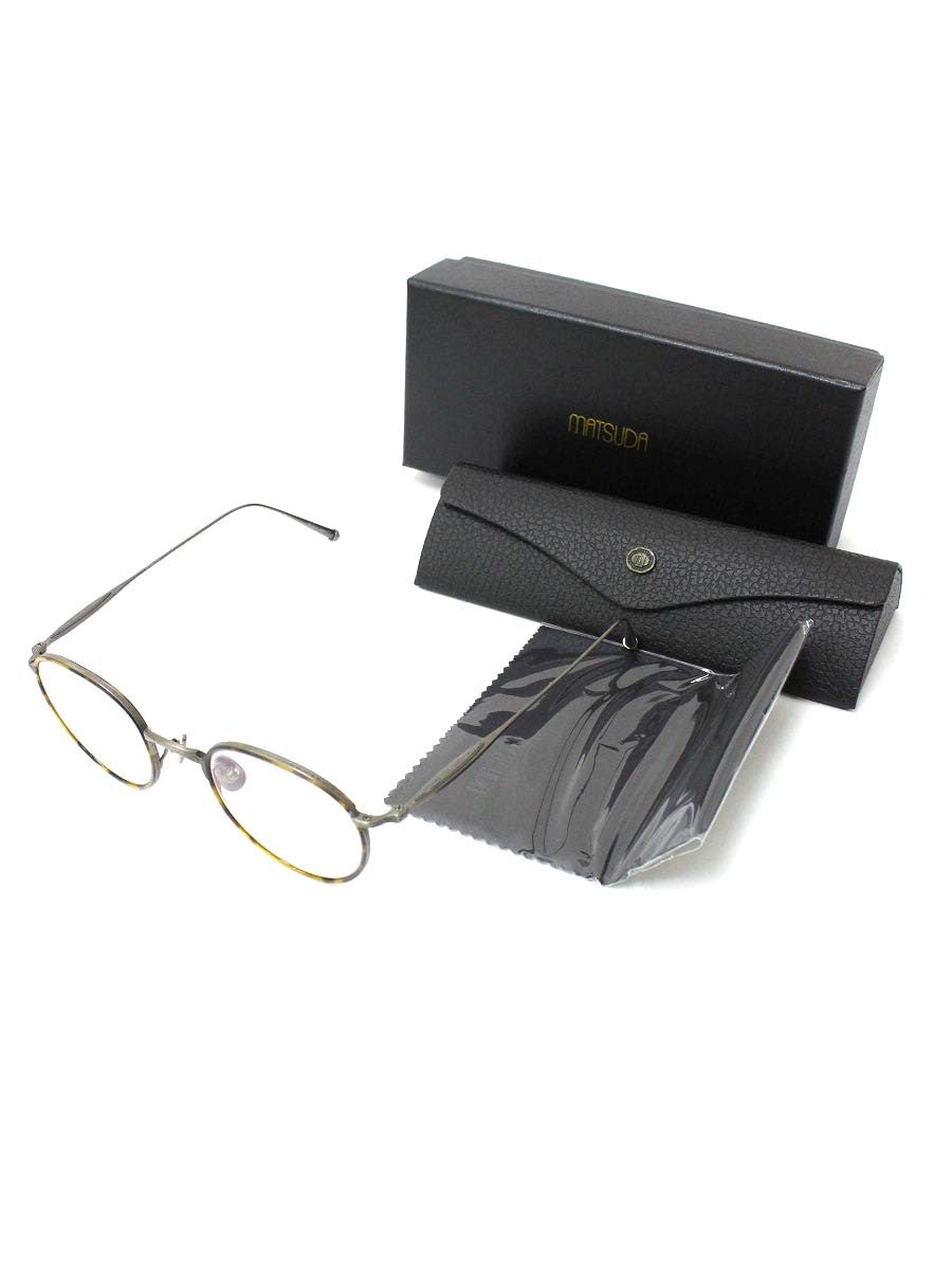 マツダ M3085-i 47 メガネ マットシルバー/ブラウン コンビフレーム フルリム ラウンド ITHGN62I6NWG 【SALE】