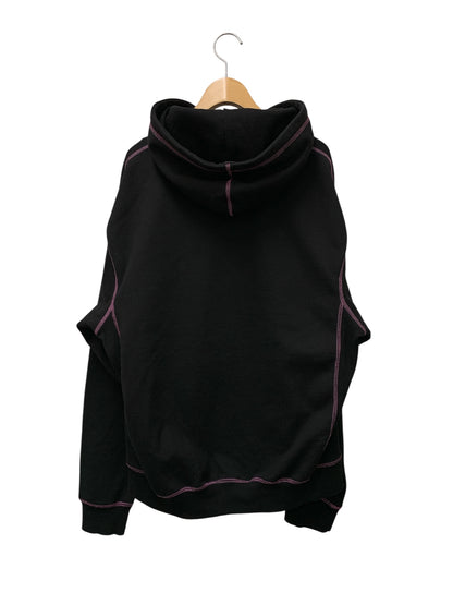 カーハート WIP Black Contrast-Stitch Drawstring Hoodie I027373 パーカー M ブラック ITY5C6W2A71S