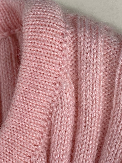 エムズグレイシー 528573 ニット セーター 38 ピンク リブ リボン ITJC4GX3THJB