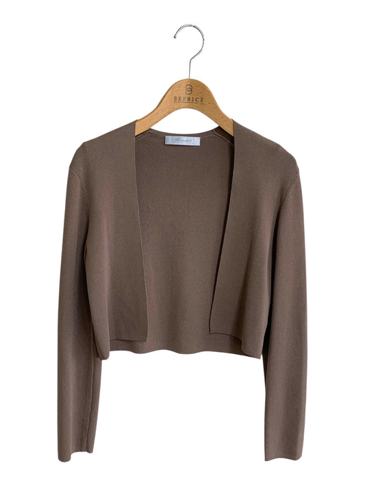 アベニールエトワール 長袖ニットボレロカーディガン R737-001 36 ブラウン IT43YSHR40NK